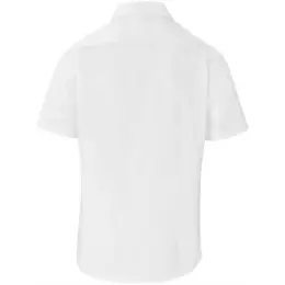 Mens Short Sleeve Milano Shirt White Back